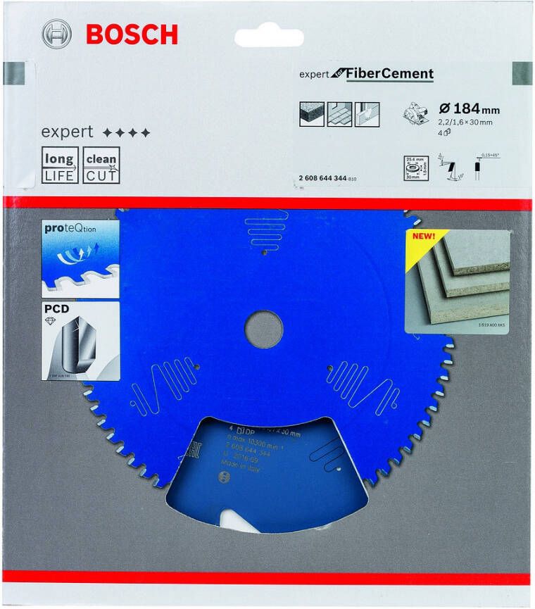 Bosch Accessoires Cirkelzaagblad EX FC H 184x30-4 1 stuk(s) 2608644344