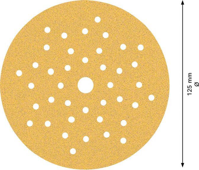 Bosch Accessoires Expert C470 schuurpapier voor excenterschuurmachines 125 mm multigaten K80 5-delig 2608901094