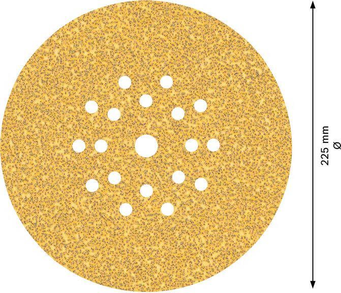 Bosch Accessoires Expert C470 schuurpapier voor excenterschuurmachines 225 mm 19 gaten K40 25-delig 1 stuk(s) 2608901146