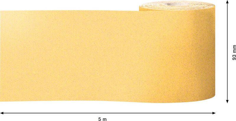 Bosch Accessoires Expert C470 schuurpapierrol voor handmatig schuren 93 mm 5 m K120 1 stuk(s) 2608900905