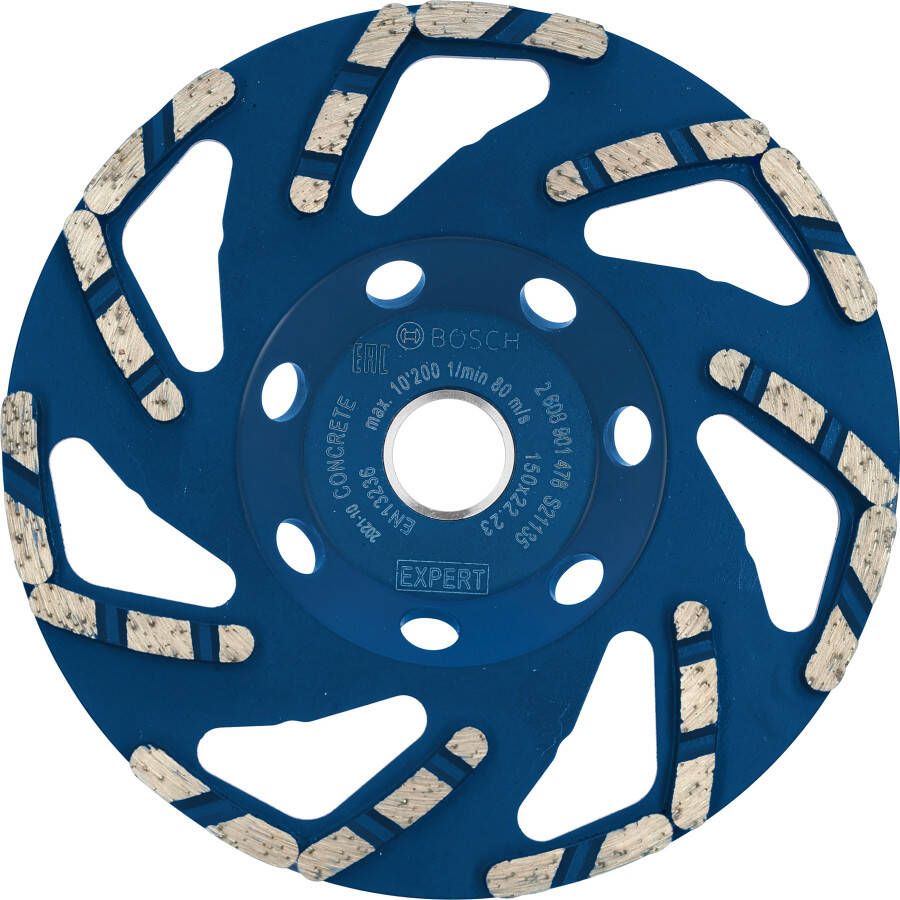 Bosch Accessoires EXPERT Concrete diamantslijpkop 150 x 22 23 x 4 5 mm 2608901478