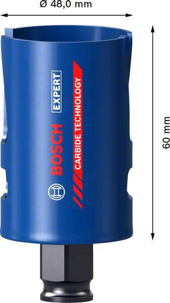 Bosch Accessoires Expert Construction Material gatzaag 48 x 60 mm 1 stuk(s) 2608900462