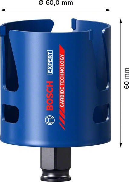 Bosch Accessoires Expert Construction Material gatzaag 60 x 60 mm 1 stuk(s) 2608900466