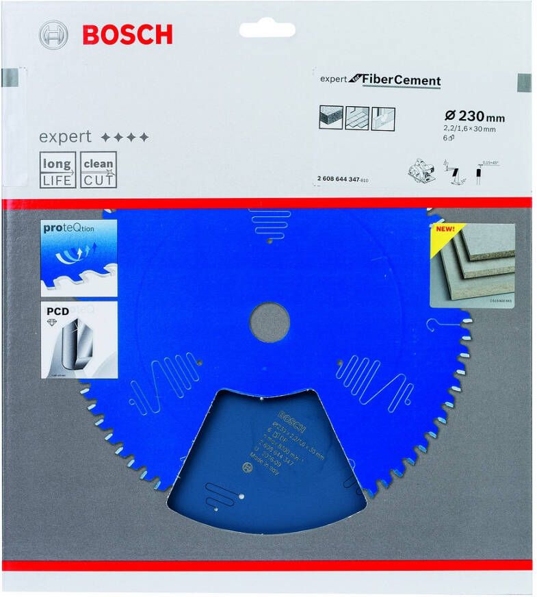 Bosch Accessoires Expert for Fibre Cement cirkelzaagblad EX FC H 230x30-6 1 stuk(s) 2608644347