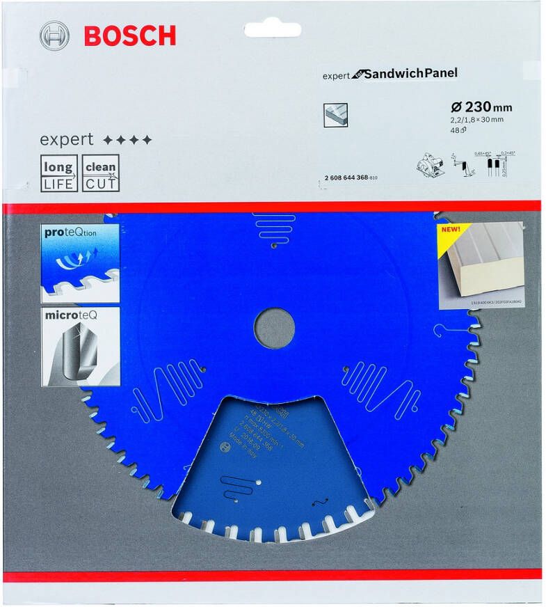 Bosch Accessoires Expert for High Pressure Laminate cirkelzaagblad EX SH H 230x30-48 1 stuk(s) 2608644368