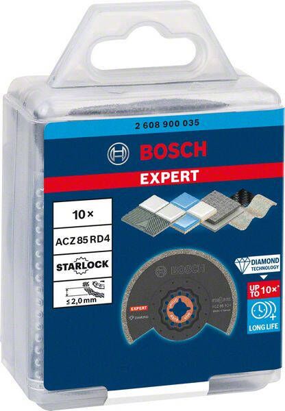 Bosch Accessoires Expert Grout Segment blad ACZ 85 RD4 multitoolzaagblad 85 mm 10-delig 1 stuk(s) 2608900035