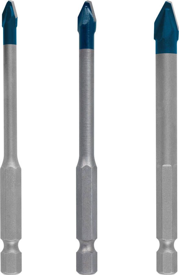 Bosch Accessoires Expert HardCeramic HEX-9 boor 5 6 8 mm 3-delig 1 stuk(s) 2608900595