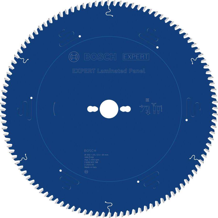 Bosch Accessoires EXPERT Laminated Panel-Cirkelzaagblad | 350 x 3 5 2 5 x 30 mm | T108 2608902198