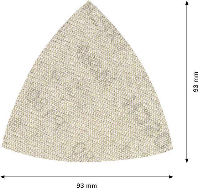 Bosch Accessoires Expert M480 schuurnet voor deltaschuurmachines 93 mm K180 5 stuk(s) 2608900720