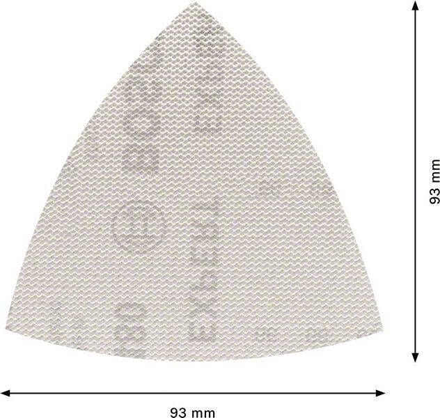 Bosch Accessoires Expert M480 schuurnet voor deltaschuurmachines 93 mm K240 5 stuk(s) 2608900722