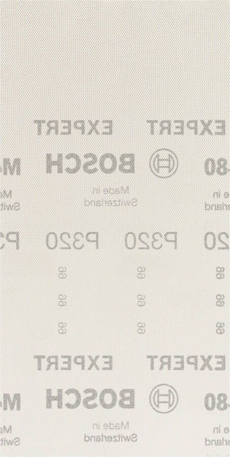 Bosch Accessoires Expert M480 schuurnet voor vlakschuurmachines 115 x 230 mm K320 1 stuk(s) 2608900774