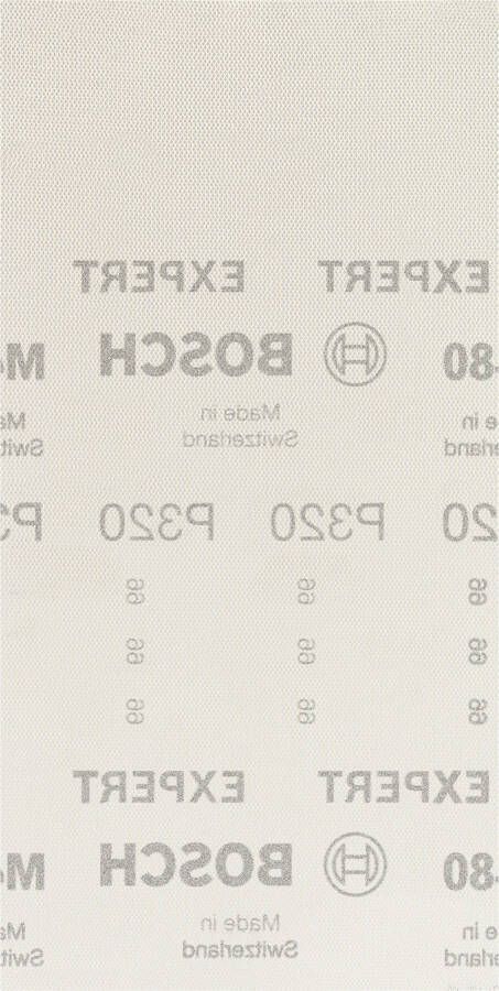 Bosch Accessoires Expert M480 schuurnet voor vlakschuurmachines 115 x 230 mm K320 10 stuk(s) 2608900768
