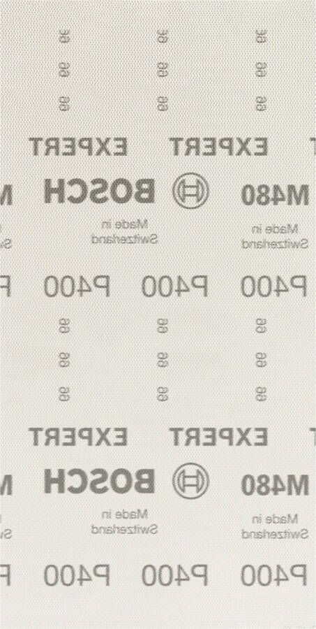 Bosch Accessoires Expert M480 schuurnet voor vlakschuurmachines 115 x 230 mm K400 1 stuk(s) 2608900775