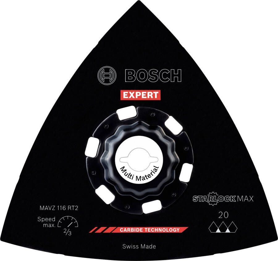 Bosch Accessoires EXPERT MAVZ 116 RT2 Schuurplaat | 116 mm 2608902078