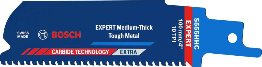 Bosch Accessoires EXPERT Medium-Thick Tough Metal-Zaagblad S555HHC | 10 stuks 2608902320