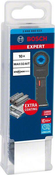 Bosch Accessoires Expert MetalMax MAII 32 AIT multitoolzaagblad 70 x 32 mm 10-delig 1 stuk(s) 2608900023
