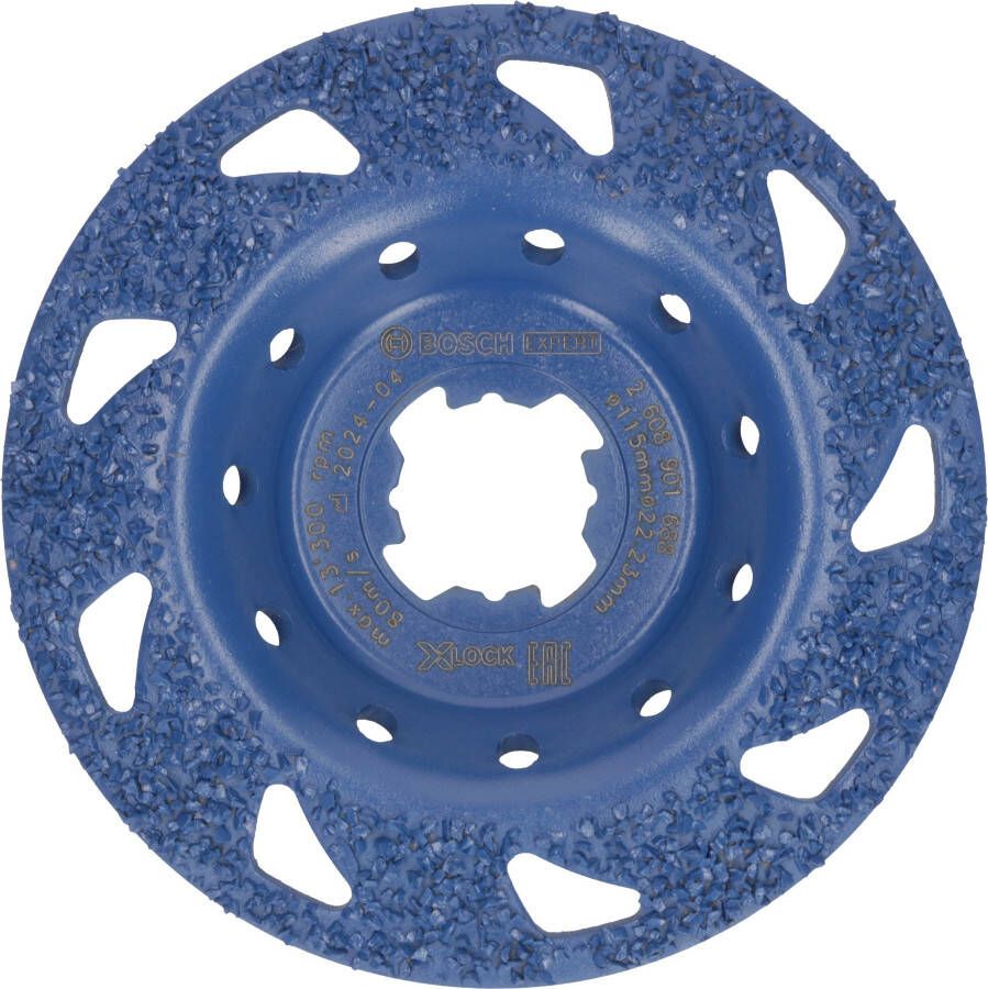 Bosch Accessoires EXPERT Multi Material carbide Slijpkop medium | schuin | X-LOCK | 115 mm | 22 23 mm 2608901688