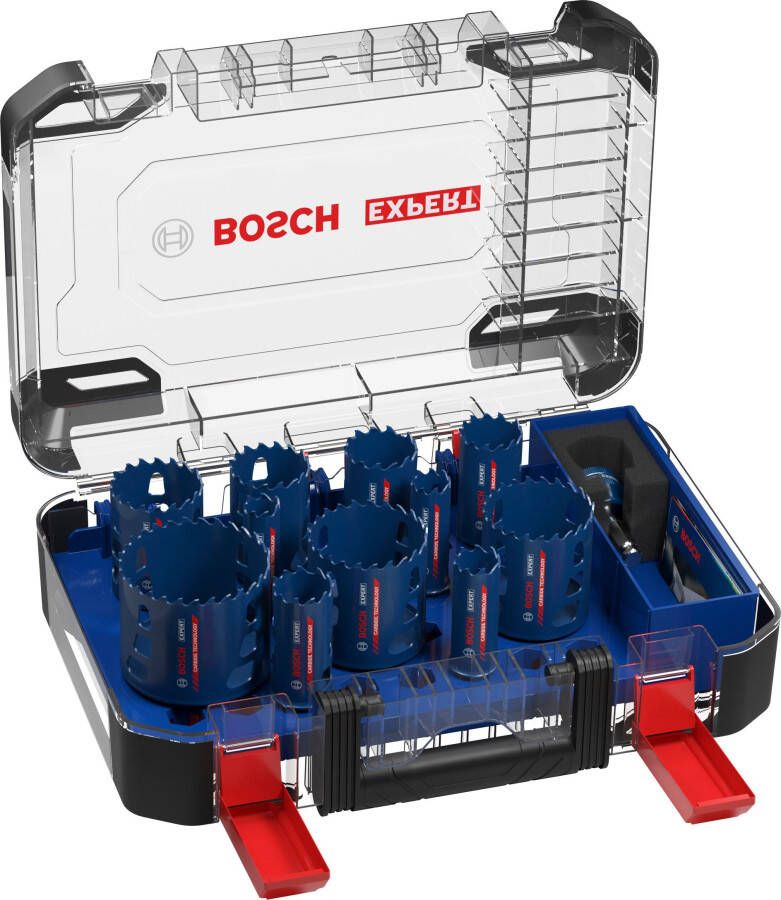 Bosch Accessoires EXPERT Multi Material Power Change Plus Gatzagenset | 20; 22; 25; 32; 35; 40; 44; 51; 60; 64; 76 x 60 mm | 14-delig 2608901908