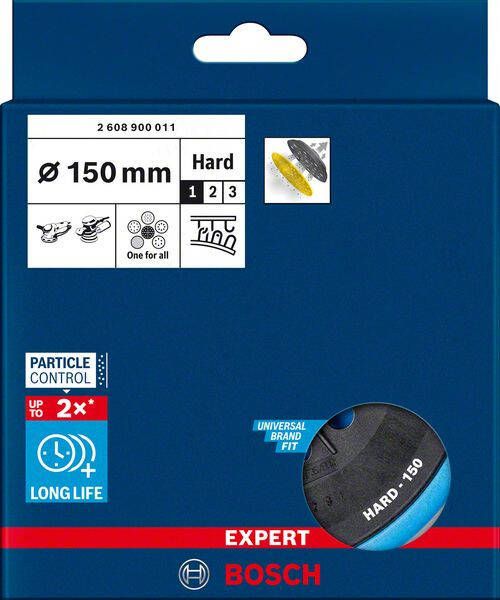 Bosch Accessoires Expert Multihole steunpads voor 150 mm hard 1 stuk(s) 2608900011