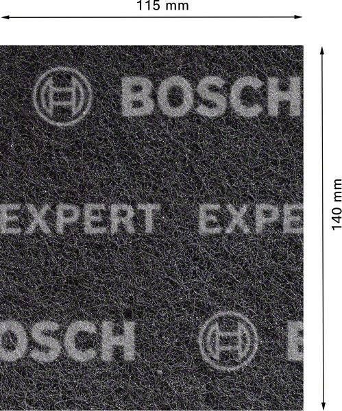 Bosch Accessoires Expert N880 vliespad voor handmatig schuren 115 x 140 mm middelhard S 1 stuk(s) 2608901219