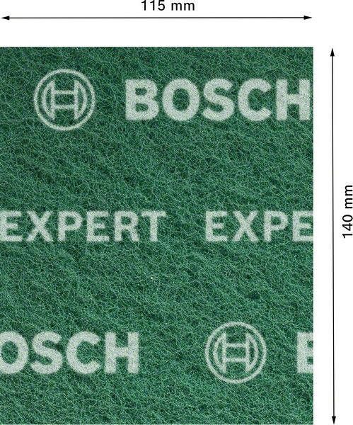 Bosch Accessoires Expert N880 vliespad voor handmatig schuren 115 x 140 mm zeer fijn A 1 stuk(s) 2608901221