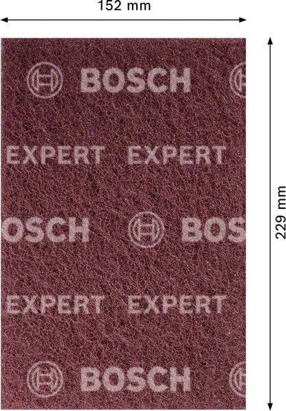 Bosch Accessoires Expert N880 vliespad voor handmatig schuren 152 x 229 mm middelhard A 1 stuk(s) 2608901214