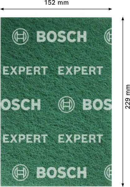 Bosch Accessoires Expert N880 vliespad voor handmatig schuren 152 x 229 mm universeel 1 stuk(s) 2608901217