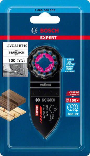 Bosch Accessoires Expert Sanding Finger fijn AVZ 32 RT10 multitoolschuurblad 32 x 50 mm 1 stuk(s) 2608900039