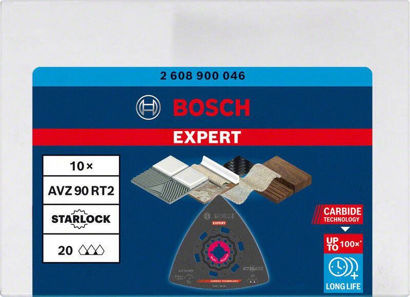 Bosch Accessoires Expert Sanding Plate AVZ 90 RT2 multitoolzaagblad 90 mm 1 stuk(s) 2608900046