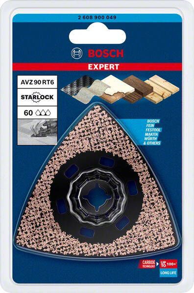 Bosch Accessoires Expert Sanding Plate AVZ 90 RT6 multitoolzaagblad 90 mm 1 stuk(s) 2608900049