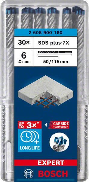 Bosch Accessoires Expert SDS plus-7X hamerboor 6 x 50 x 115 mm 1 stuk(s) 2608900180