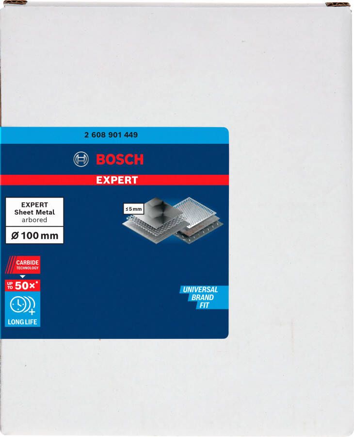 Bosch Accessoires EXPERT Sheet Metal gatzaag 100 mm 2608901449