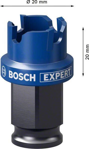Bosch Accessoires Expert Sheet Metal gatzaag 20 x 40 mm 1 stuk(s) 2608900491