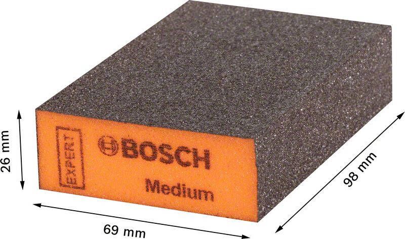 Bosch Accessoires Expert Standard S471 schuimschuurblok 69 x 97 x 26 mm middelhard 1 stuk(s) 2608901169