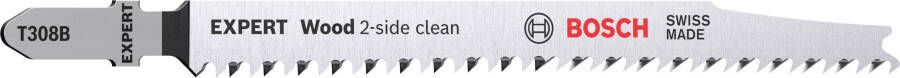 Bosch Accessoires Expert 'Wood 2-side clean' T 308 B decoupeerzaagblad 5-delig 1 stuk(s) 2608900551