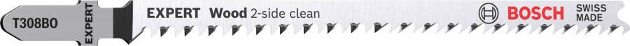 Bosch Accessoires Expert 'Wood 2-side clean' T 308 BO decoupeerzaagblad 5-delig 1 stuk(s) 2608900555