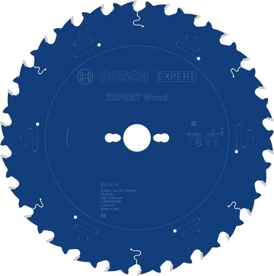 Bosch Accessoires EXPERT Wood Cirkelzaagblad | 300 x 3 2 2 x 30 mm | T26 2608902180
