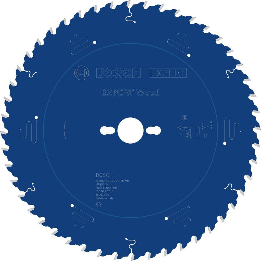 Bosch Accessoires EXPERT Wood Cirkelzaagblad | 300 x 3 2 2 x 30 mm | T48 2608902181