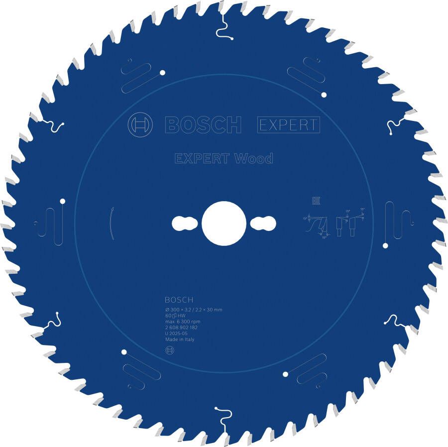 Bosch Accessoires EXPERT Wood Cirkelzaagblad | 300 x 3 2 2 x 30 mm | T60 2608902182