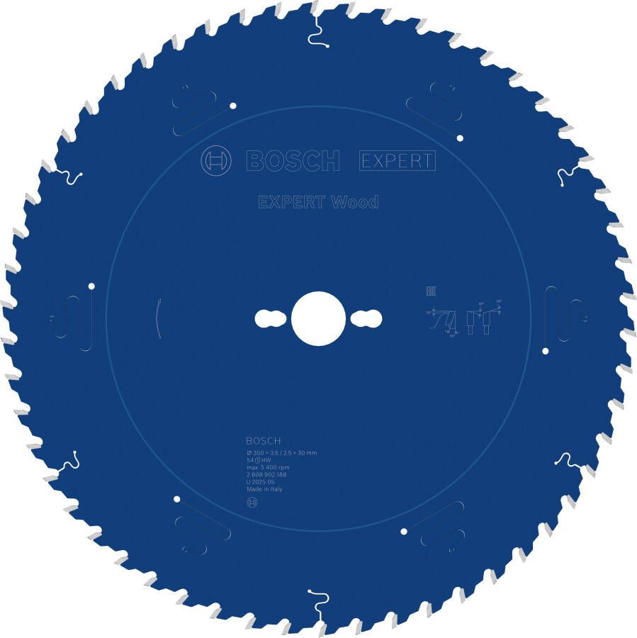 Bosch Accessoires EXPERT Wood Cirkelzaagblad | 350 x 3 5 2 5 x 30 mm | T54 2608902188