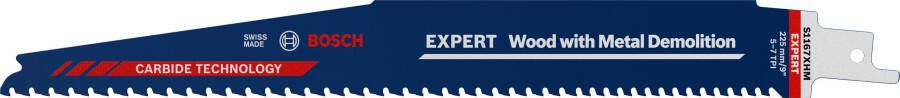 Bosch Accessoires Expert 'Wood with Metal Demolition' S 1167 XHM reciprozaagblad 1 stuk 1 stuk(s) 2608900398