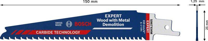 Bosch Accessoires Expert 'Wood with Metal Demolition' S 967 XHM reciprozaagblad 1 stuk 1 stuk(s) 2608900396