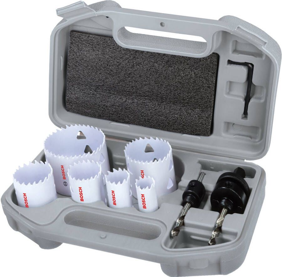 Bosch Accessoires Gatzaagset met schroefdraad voor meerdere materialen | 20; 25; 35; 40; 51; 68 x 40 mm 2608594616