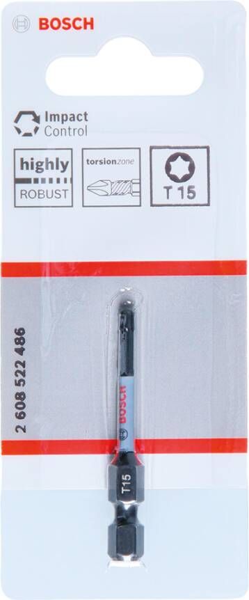 Bosch Accessoires Impact Control T15 50 mm 2608522486