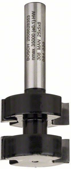 Bosch Accessoires Messingfrezen 8 mm D1 25 mm L 5 mm G 58 mm 1st 2608628353