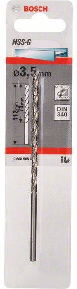 Bosch Accessoires Metaalboren HSS-G DIN 340 3 5 x 73 x 112 mm 1st 2608595678