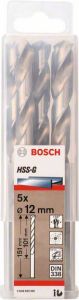 Bosch Accessoires Metaalboren HSS-G Standard 12 x 101 x 151 mm 5st 2608595081