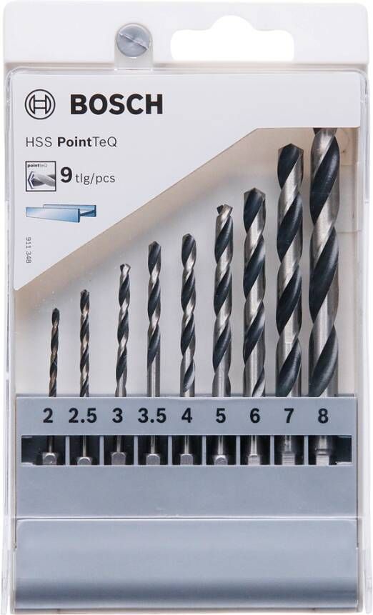 Bosch Accessoires Metaalborenset HSS Pointteq Hex | 9-delig 2607002826 - Foto 1