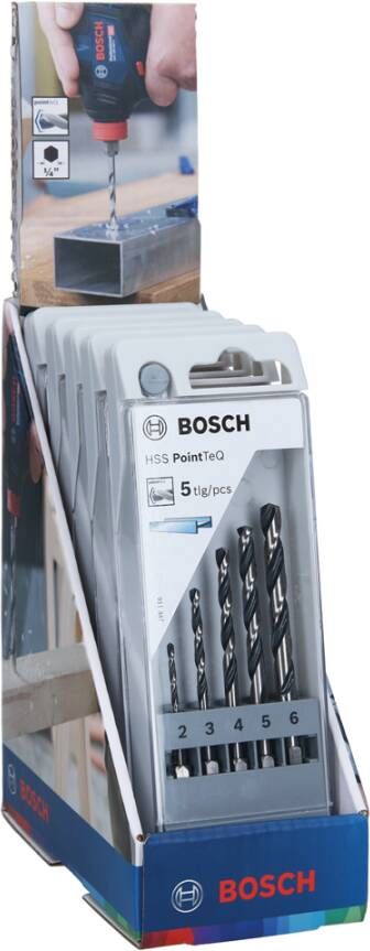 Bosch Accessoires Metaalborenset Pointteq | 5-delig 2607002825