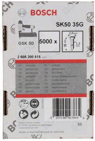 Bosch Accessoires Nagel met verzonken kop SK50 35mm | 1.2mm 2608200515